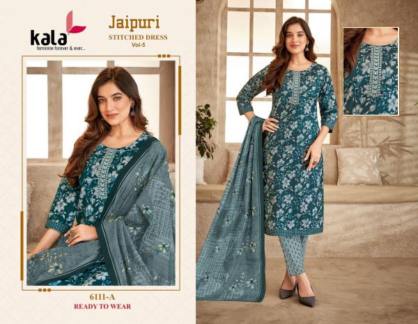 Kala Jaipuri Vol-5 – Kurti Pant With Dupatta